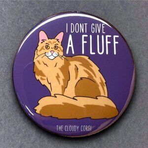 Maine Coon Cat Handmade - Pin, Magnet, Keychain, Bottle Opener or Mini Ornament